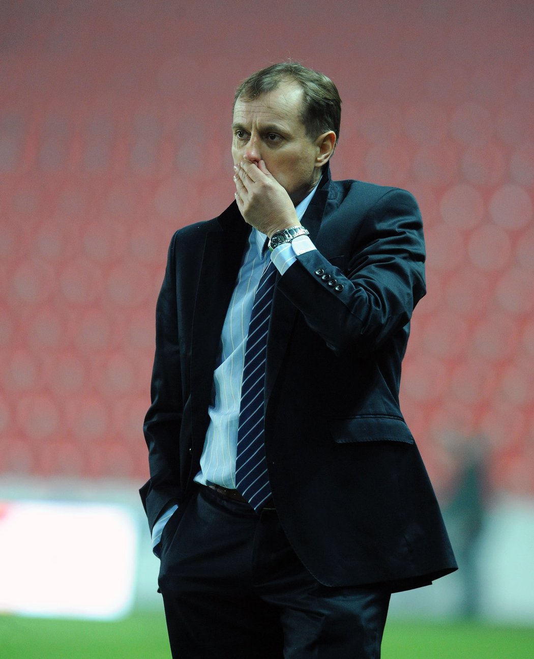 Trenér Baníku Ostrava Martin Pulpit dobře ví, že jeho tým čeká těžká bitva o záchranu Gambrinus ligy