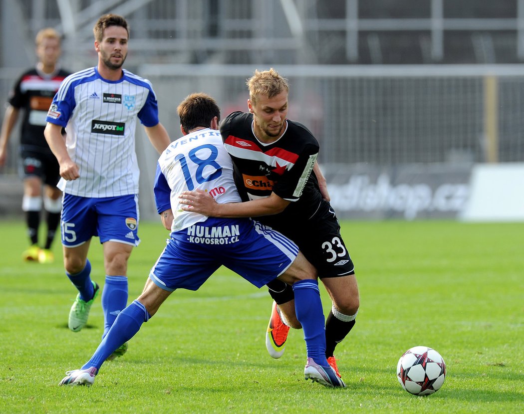 Fotbalisté Slavie vybojovali v Brně nad nováčkem Gambrinus ligy ze Znojma výhru 1:0