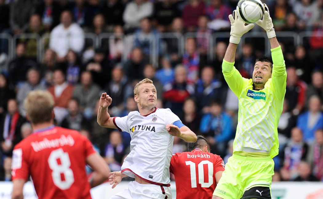 Matúš Kozáčik v brance Plzně vládl, gól mu fotbalisté Sparty nevstřelili a Západočeši vyhráli 1:0.