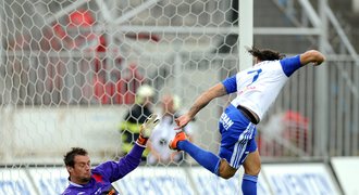 Černý chytil půl milionu, Slavia vyhrála v lize nad Znojmem 1:0