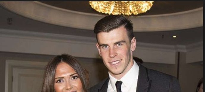 Gareth Bale a jeho snoubenka Emma Rhys-Jonesová