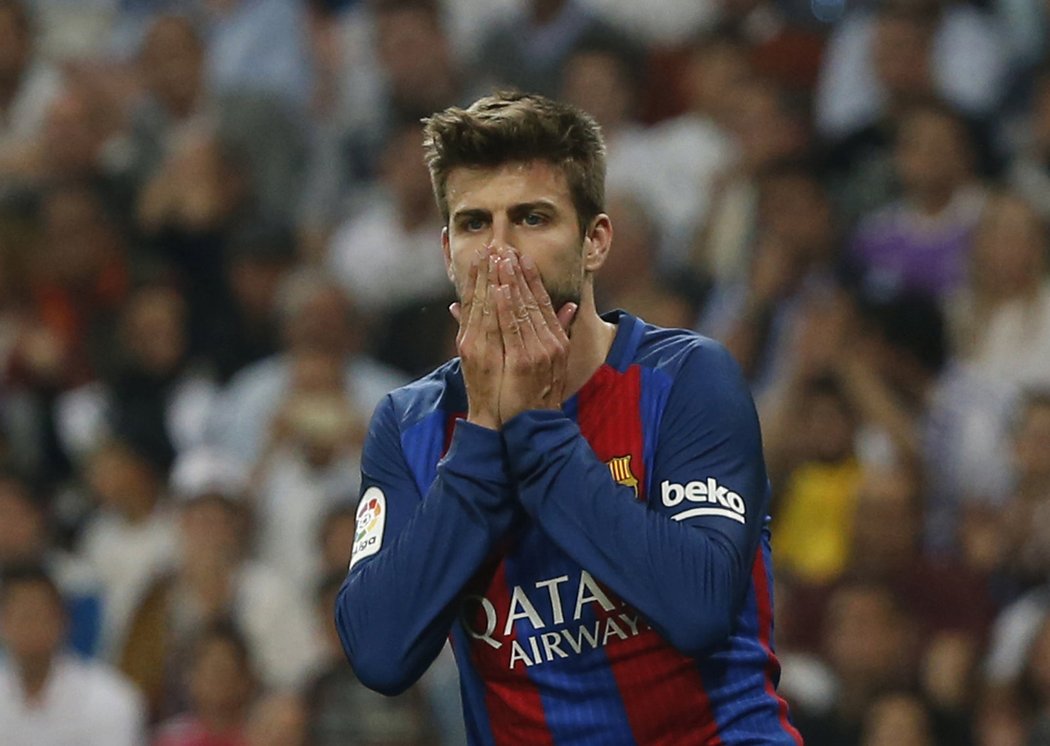 Barcelonský Gerard Piqué je hrdý na svůj klub a konkurenta z Madridu nenávidí.