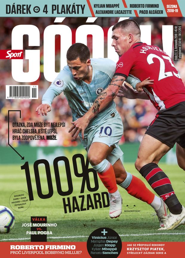Nový Sport GÓÓÓL vychází v pondělí 5. listopadu Nový Sport GÓÓÓL vychází v pondělí 5. listopadu