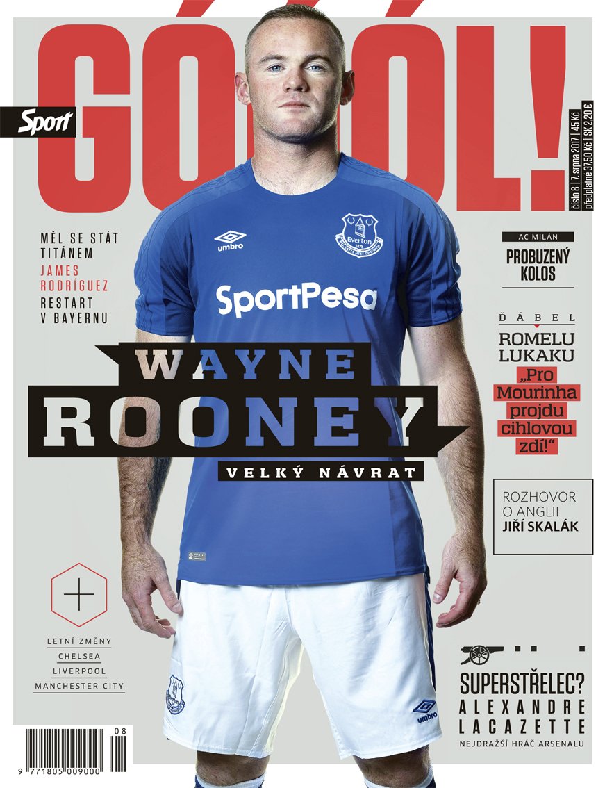 Titulní strana srpnového vydání Sport Góóólu