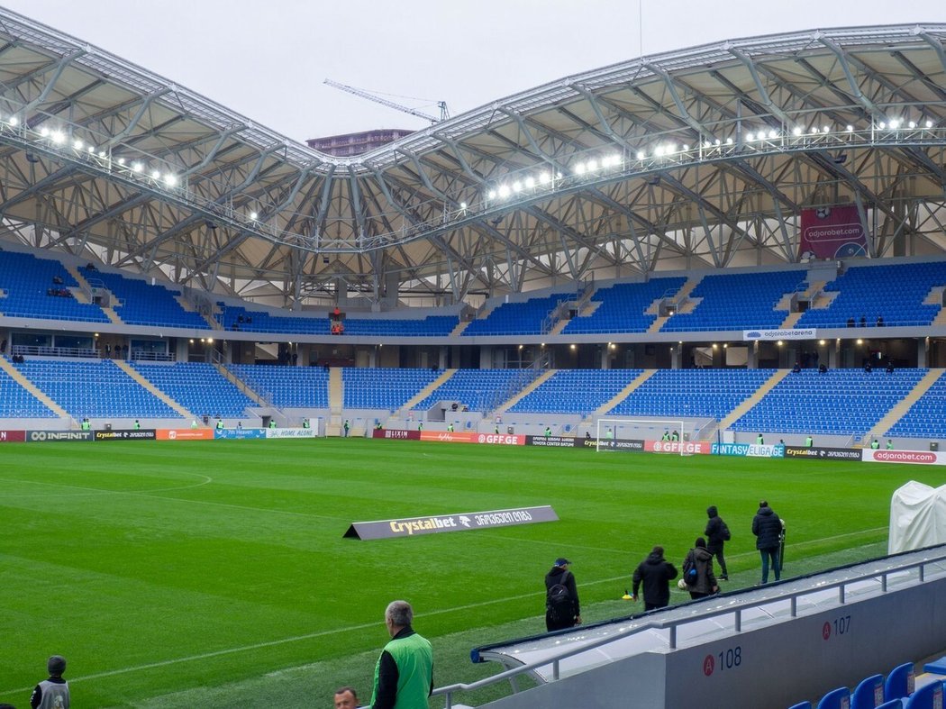 Stadion v gruzínském Batumi