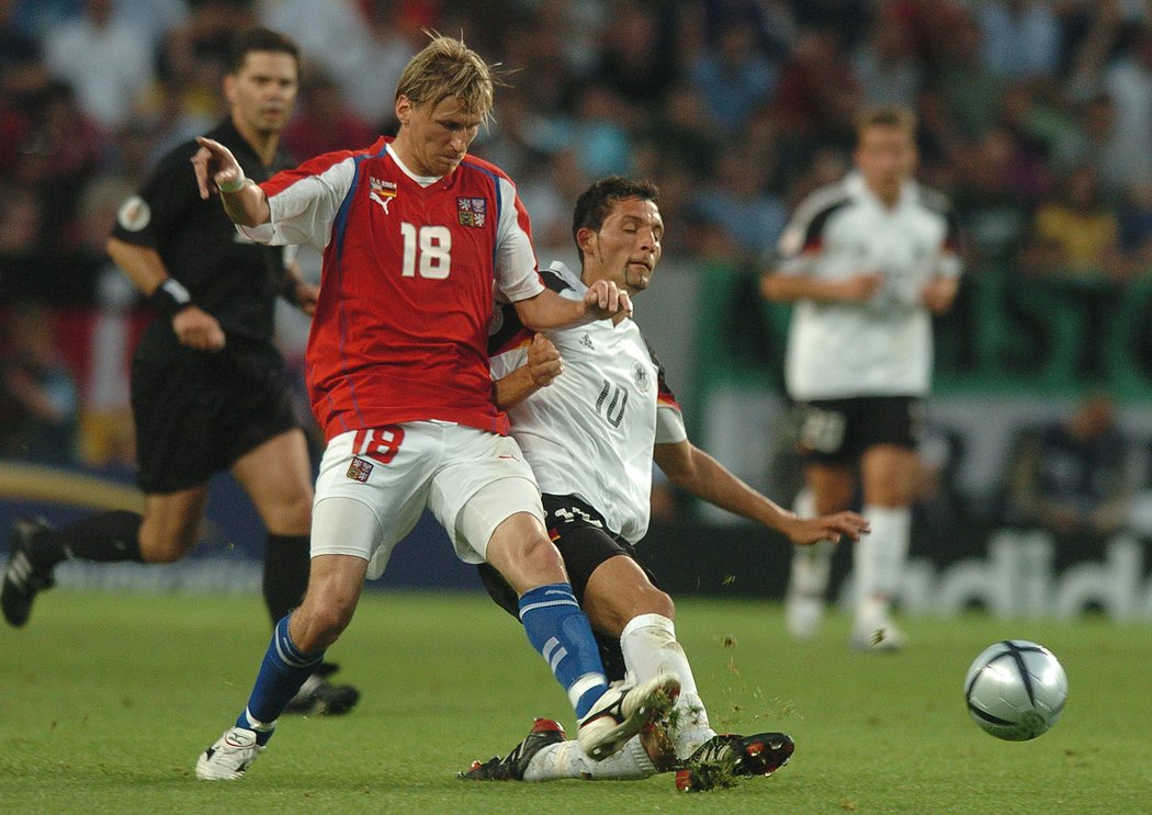 Marek Heinz hrál na EURO 2004 v kádru plném hvězd důležitou roli