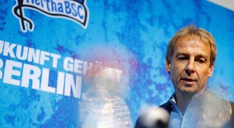 Šokující ráno v Berlíně. Klinsmann utíká z Herty, vydržel 10 týdnů