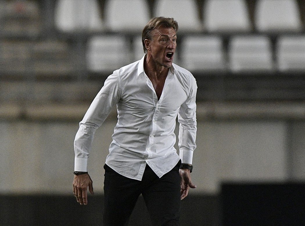 Emotivní Hervé Renard během zápasu