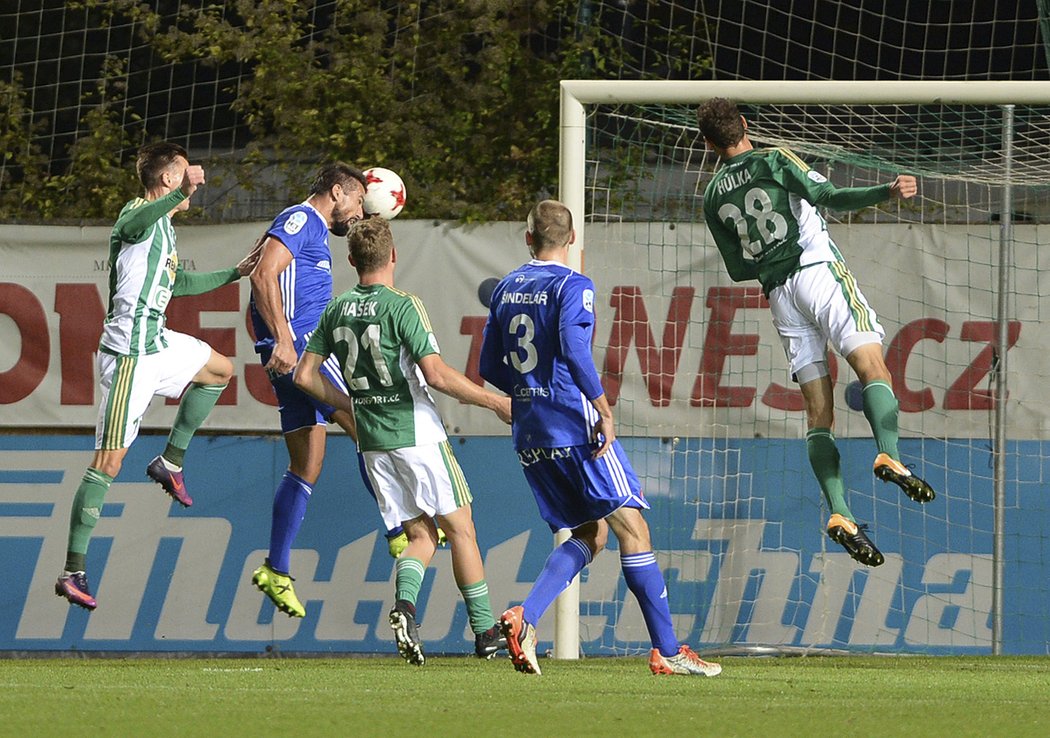 Ostravský útočník Milan Baroš otevřel skóre na hřišti Bohemians