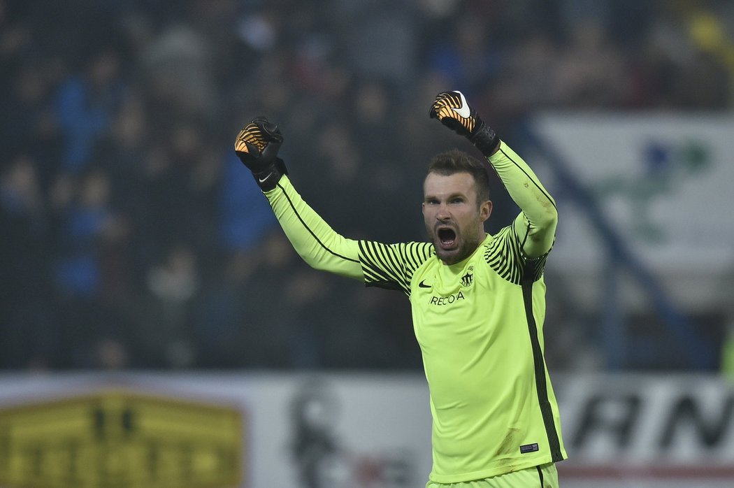 Liberecký brankář Ondřej Kolář sice inkasoval proti Jablonci gól v 1. minutě, i tak Slovan derby otočil