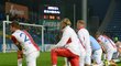 Fotbalisté Slavie po utkání se Zlínem