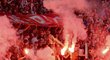 Fanoušci Slavie hnali svůj tým kupředu