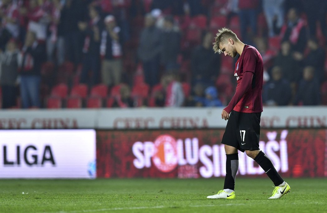 Zklamaný Martin Frýdek po prohraném derby se Slavií