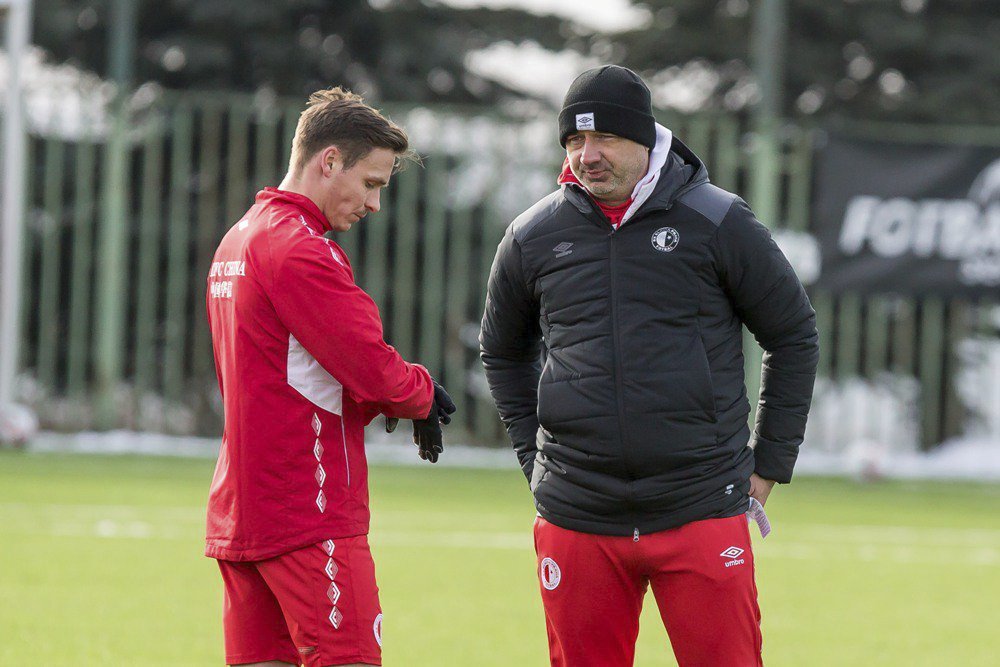 Stanislav Tecl v pondělí poprvé trénoval pod Jindřichem Trpišovským