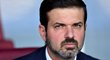 Zamračený Andrea Stramaccioni během utkání proti Bohemians