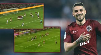 Přímák à la Stanciu! Před dvěma roky Sparta, teď to stejně odnesl Jablonec