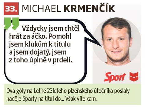 33. Michael Krmenčík