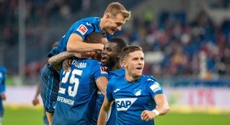 Hoffenheim v bundeslize rozstřílel Kolín. Kadeřábek kvůli zranění nedohrál