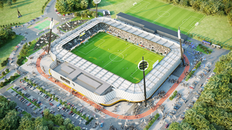 Nový fotbalový stadion v Hradci Králové vyjde na víc než půl miliardy