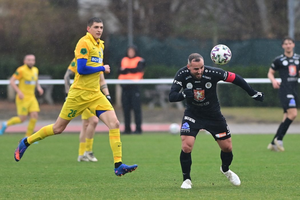 Fotbalisté Žytomyru proti béčku Hradce Králové