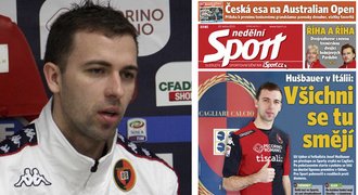 Hušbauer si plní sny v Cagliari. Na tréninku je to řežba, tvrdí