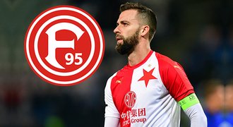 Ve 30 letech ze Slavie do bundesligy? Hušbauer potvrdil zájem z Düsseldorfu