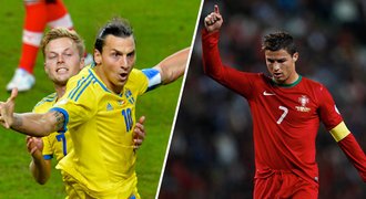 Ibra vs. Ronaldo! Švédové v baráži o MS vyzvou Portugalce