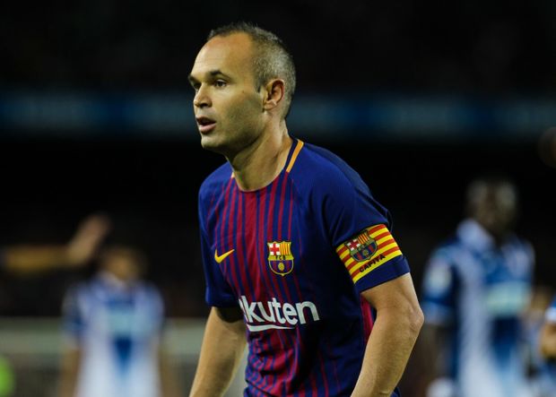 Andrés Iniesta v dresu Barcelona Andrés Iniesta v dresu Barcelona