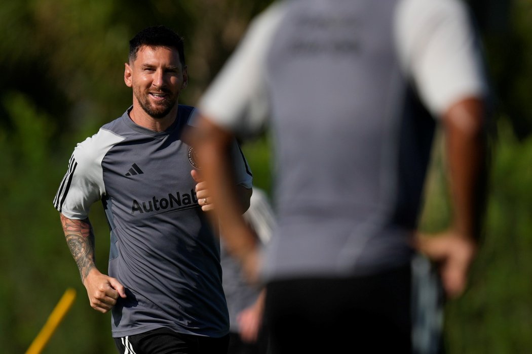 Lionel Messi si poprvé zatrénoval s Interem Miami