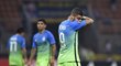 Zklamaní hráči Interu Milán vydýchávají porážku s izraelským Hapoelem Beer Ševa