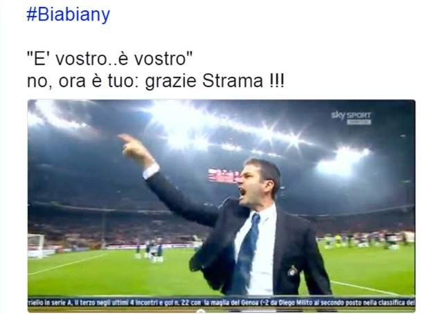 Díky, Stramaccioni! Fanoušci Interu se radují z odchodu Jonathana Biabianyho