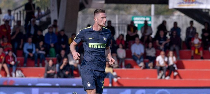 Obránce Milan Škriniar v dresu Interu Milán