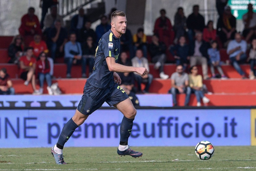 Obránce Milan Škriniar v dresu Interu Milán