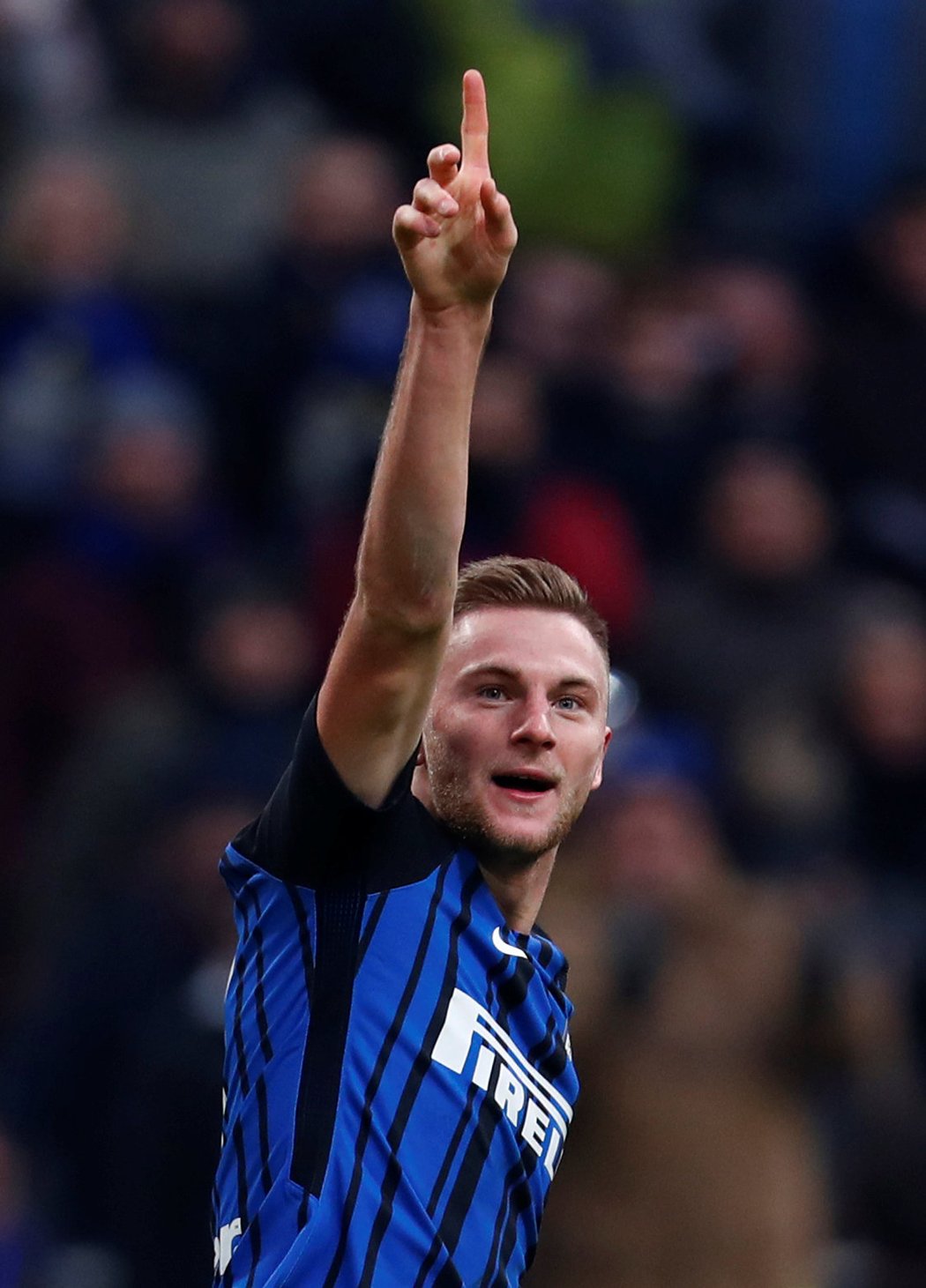 Milan Škriniar v Interu září