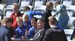 Fotbalisté islandské reprezentace se na tréninku před zápasem s Českem fotili s fanoušky