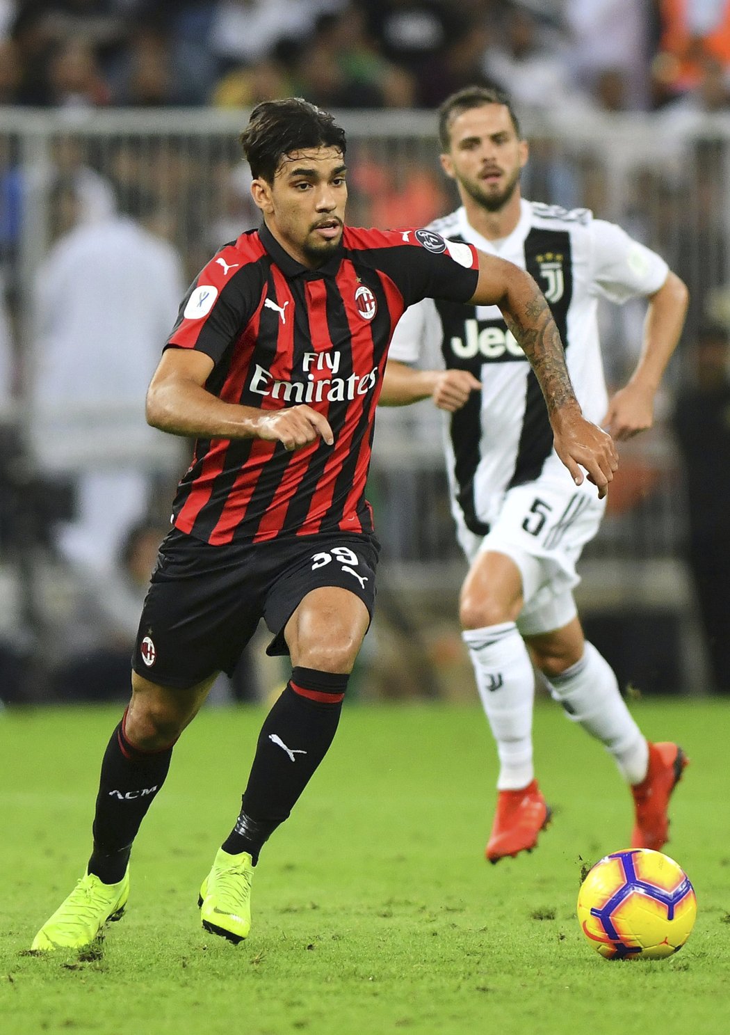 Lucas Paquetá se rychle zařadil mezi oblíbence fanoušků AC Milán