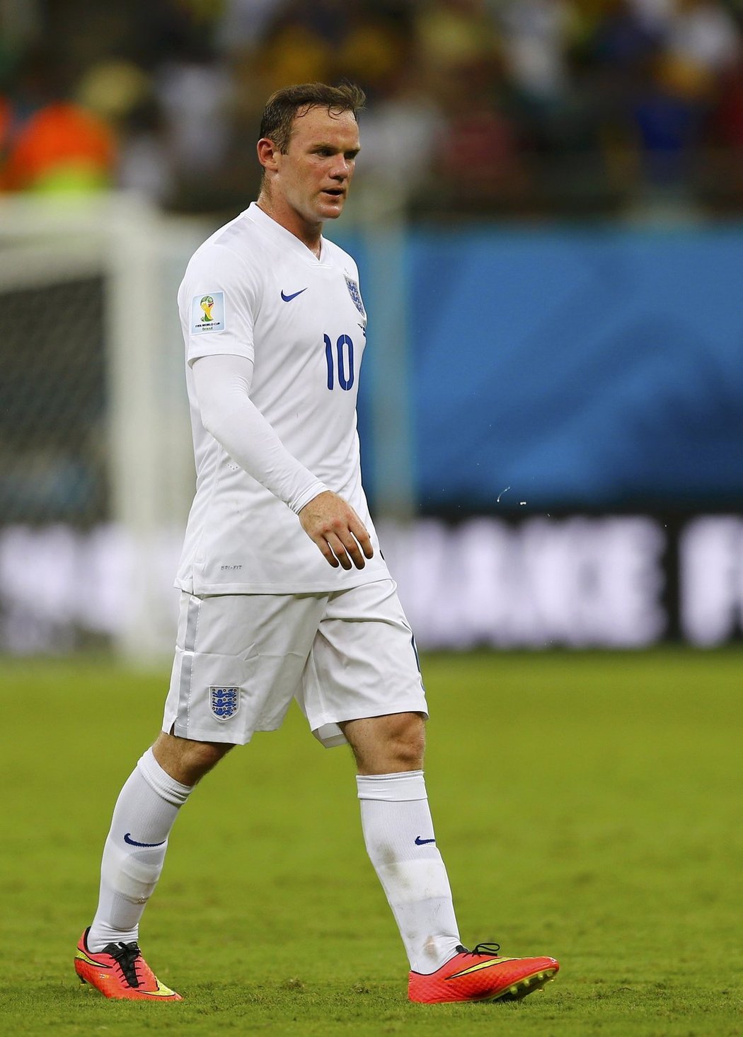 Wayne Rooney musel přetrpět anglickou porážku s Itálií 1:2