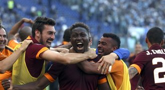 Římské derby ovládli fotbalisté AS, výhrou si pojistili druhé místo