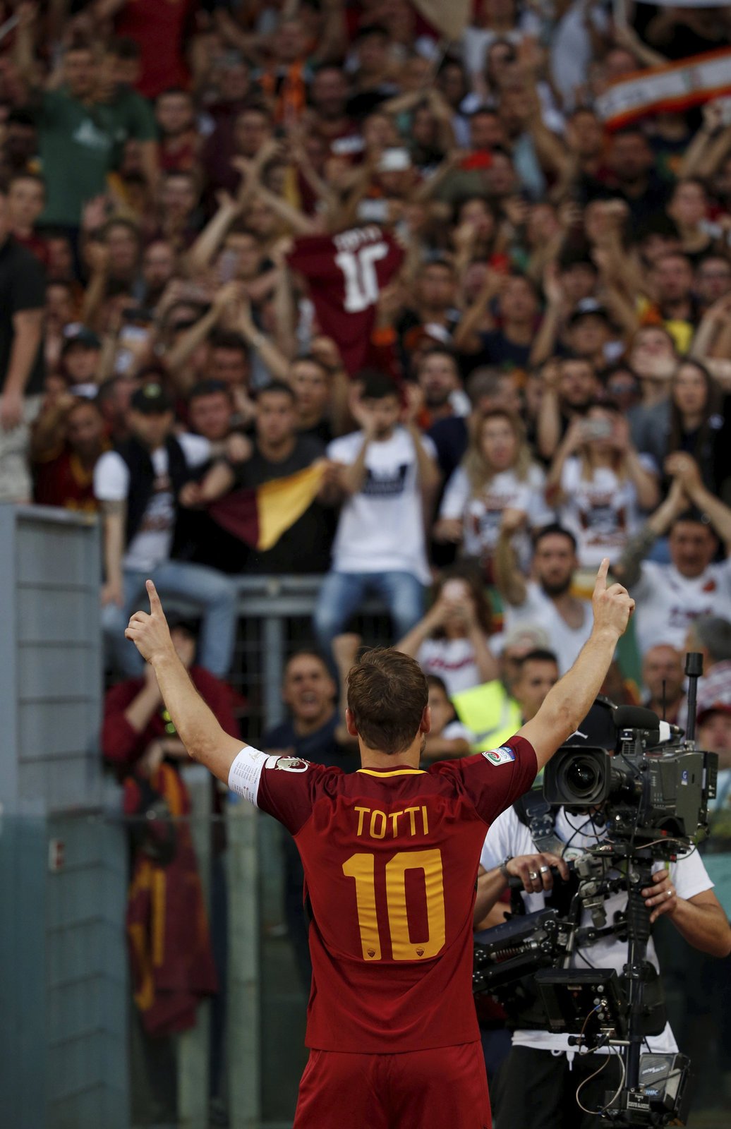 Francesco Totti se loučil s klubem svého srdce, AS Řím