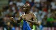 Mario Balotelli při oslavě své druhé trefy v semifinále EURO 2012