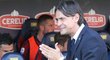 Trenér fotbalistů Boloni Filippo Inzaghi během utkání s AS Řím