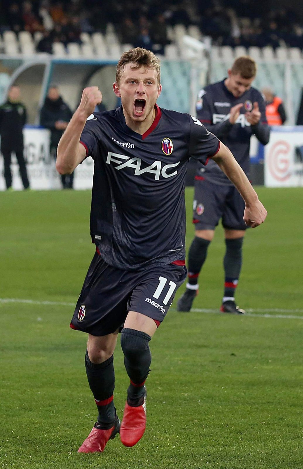 Ladislav Krejčí se raduje ze svého prvního gólu v italské lize