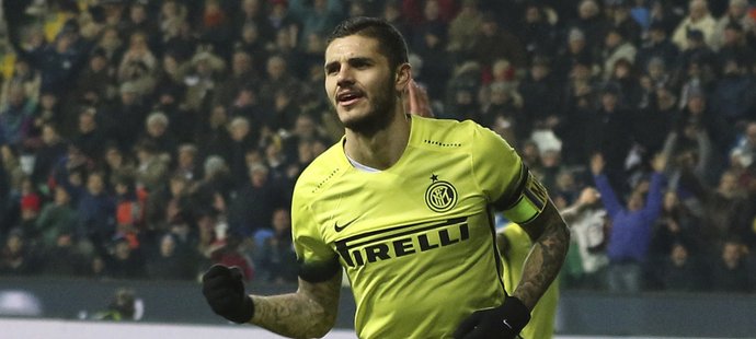 Mauro Icardi vstřelil Udine dvě branky