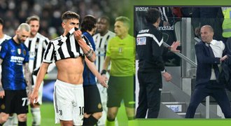 Allegri zuřil a házel kabátem, pak uznal: Juventus je ze hry o titul