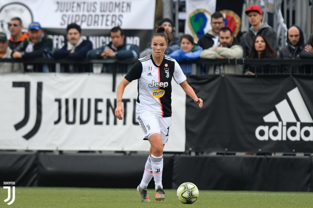 Andrea Stašková se v první sezoně v Juventusu Turín dočkala ligového titulu