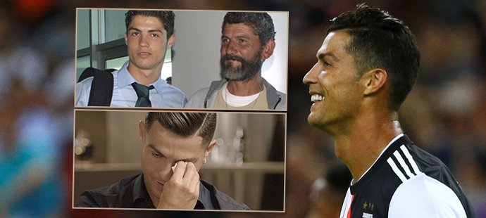 Cristiano Ronaldo dal velmi emotivní interview, ve kterém jej dohnaly k slzám záběry otce