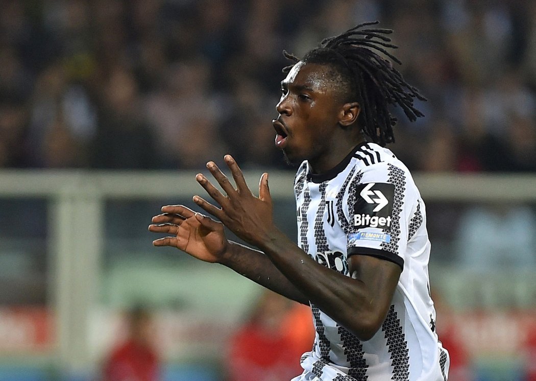 Moise Kean v dresu Juventusu