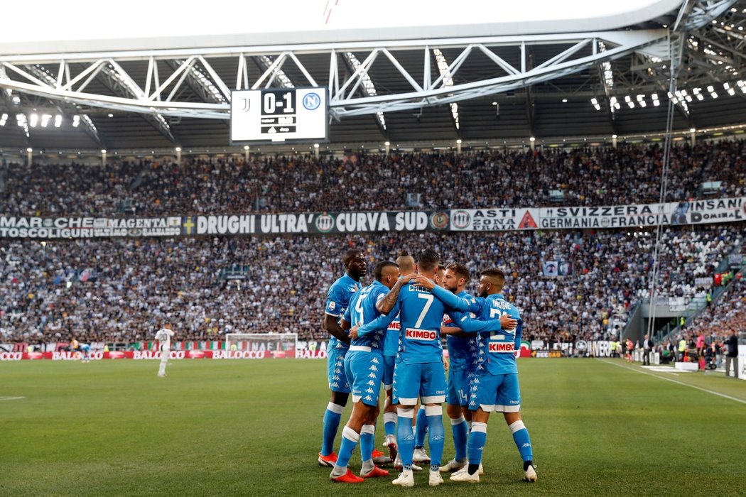 Neapol na půdě Juventusu vedla, ale výsledek 1:0 dlouho neudržela
