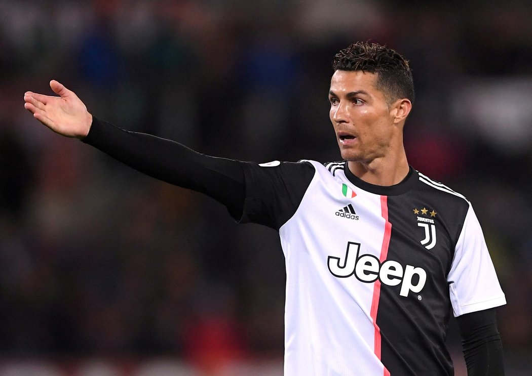 Cristiano Ronaldo v dresu Juventusu