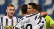 Hvězdný útočník Juventusu Cristiano Ronaldo v utkání proti Sassuolu